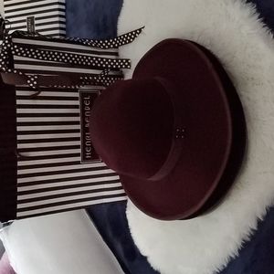 Heni Bendel Burgandy Hat/Fedora